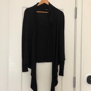 Black cardigan
